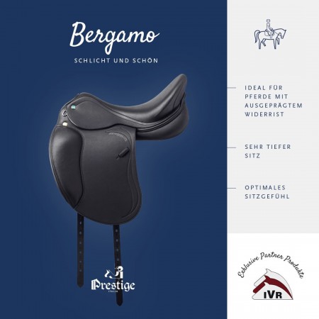 Prestige Dressursattel Bergamo Lux