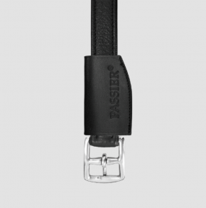 Passier Velvet Touch Mono-Steigbügelriemen | schwarz 65cm