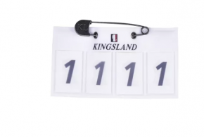 Kingsland Startnummer 4-stellig | weiß